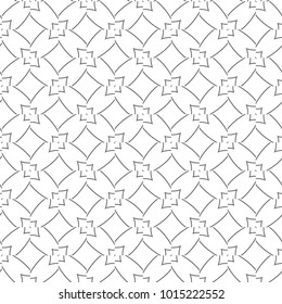 Seamless geometric ornamental vector pattern