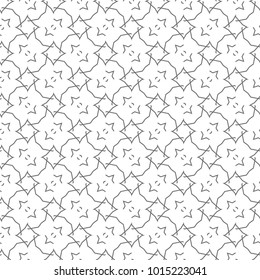 Seamless geometric ornamental vector pattern