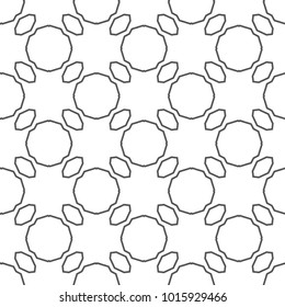 Seamless geometric ornamental vector pattern
