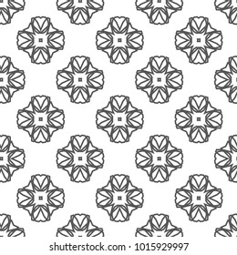 Seamless geometric ornamental vector pattern