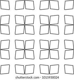 Seamless geometric ornamental vector pattern
