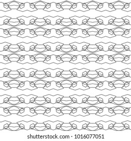 Seamless geometric ornamental vector pattern