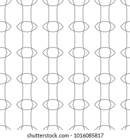 Seamless geometric ornamental vector pattern