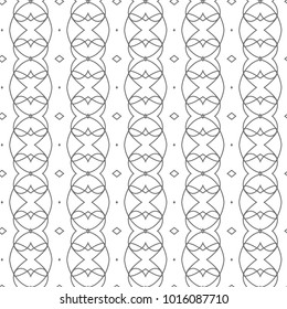Seamless geometric ornamental vector pattern