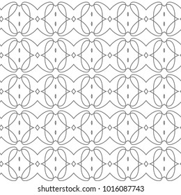 Seamless geometric ornamental vector pattern