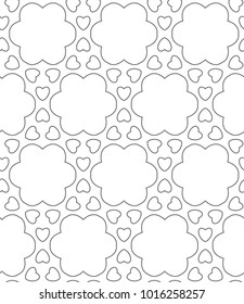 Seamless geometric ornamental vector pattern