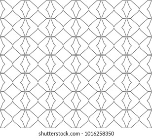 Seamless geometric ornamental vector pattern