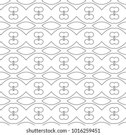 Seamless geometric ornamental vector pattern