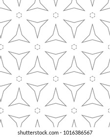Seamless geometric ornamental vector pattern