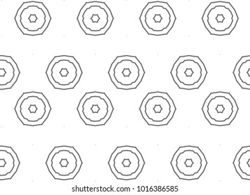Seamless geometric ornamental vector pattern
