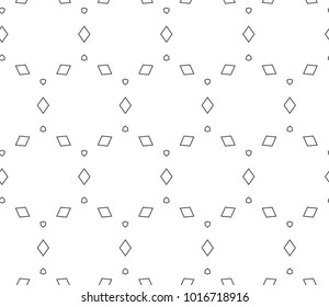 Seamless geometric ornamental vector pattern