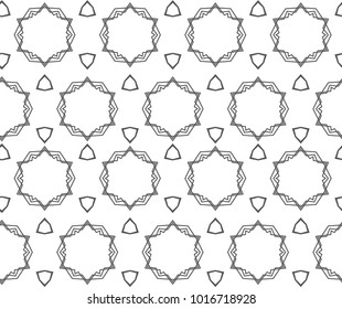 Seamless geometric ornamental vector pattern