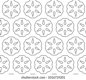 Seamless geometric ornamental vector pattern