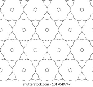 Seamless geometric ornamental vector pattern
