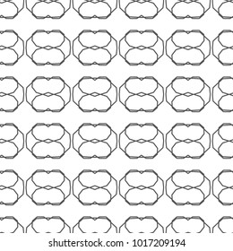 Seamless geometric ornamental vector pattern