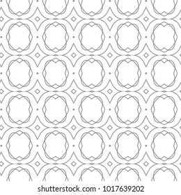 Seamless geometric ornamental vector pattern