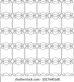 Seamless geometric ornamental vector pattern