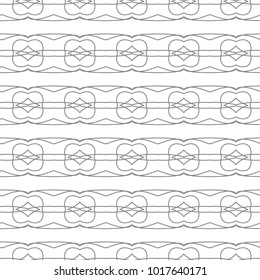 Seamless geometric ornamental vector pattern