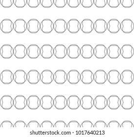 Seamless geometric ornamental vector pattern