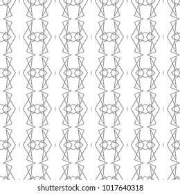 Seamless geometric ornamental vector pattern