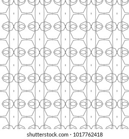 Seamless geometric ornamental vector pattern