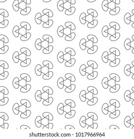 Seamless geometric ornamental vector pattern