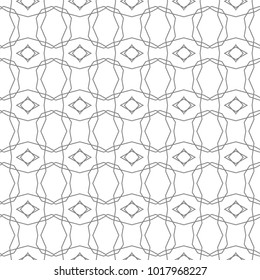 Seamless geometric ornamental vector pattern