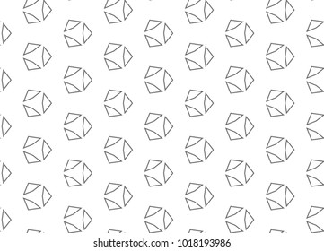 Seamless geometric ornamental vector pattern