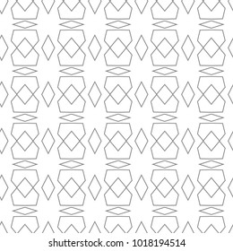 Seamless geometric ornamental vector pattern