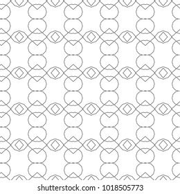 Seamless geometric ornamental vector pattern