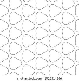 Seamless geometric ornamental vector pattern