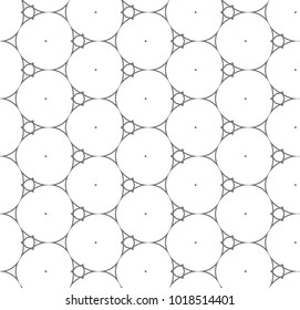Seamless geometric ornamental vector pattern
