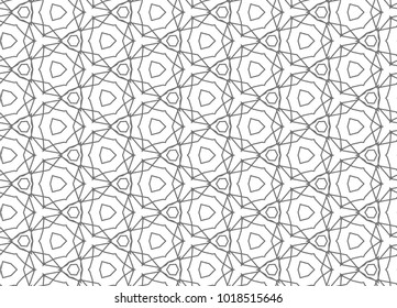 Seamless geometric ornamental vector pattern