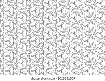 Seamless geometric ornamental vector pattern