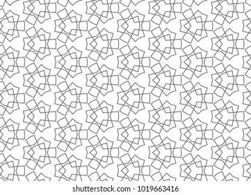 Seamless geometric ornamental vector pattern