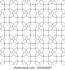 Seamless geometric ornamental vector pattern