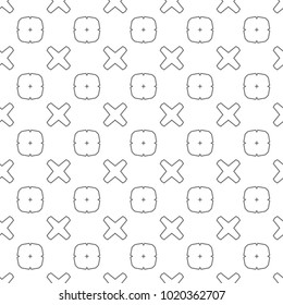 Seamless geometric ornamental vector pattern