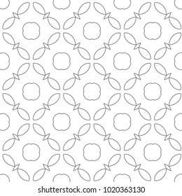 Seamless geometric ornamental vector pattern