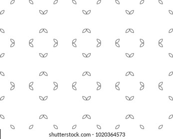 Seamless geometric ornamental vector pattern