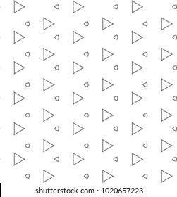 Seamless geometric ornamental vector pattern