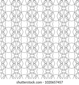 Seamless geometric ornamental vector pattern
