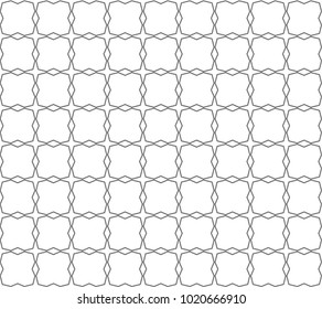 Seamless geometric ornamental vector pattern