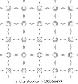 Seamless geometric ornamental vector pattern