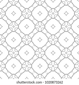 Seamless geometric ornamental vector pattern