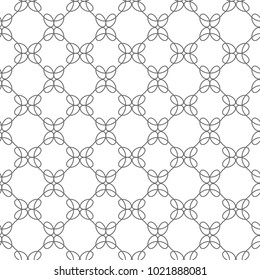 Seamless geometric ornamental vector pattern