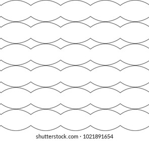 Seamless geometric ornamental vector pattern