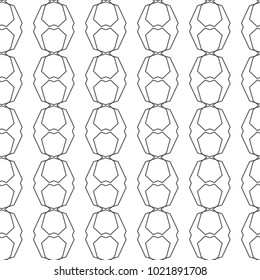 Seamless geometric ornamental vector pattern