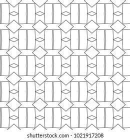 Seamless geometric ornamental vector pattern