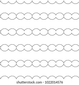 Seamless geometric ornamental vector pattern