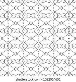 Seamless geometric ornamental vector pattern